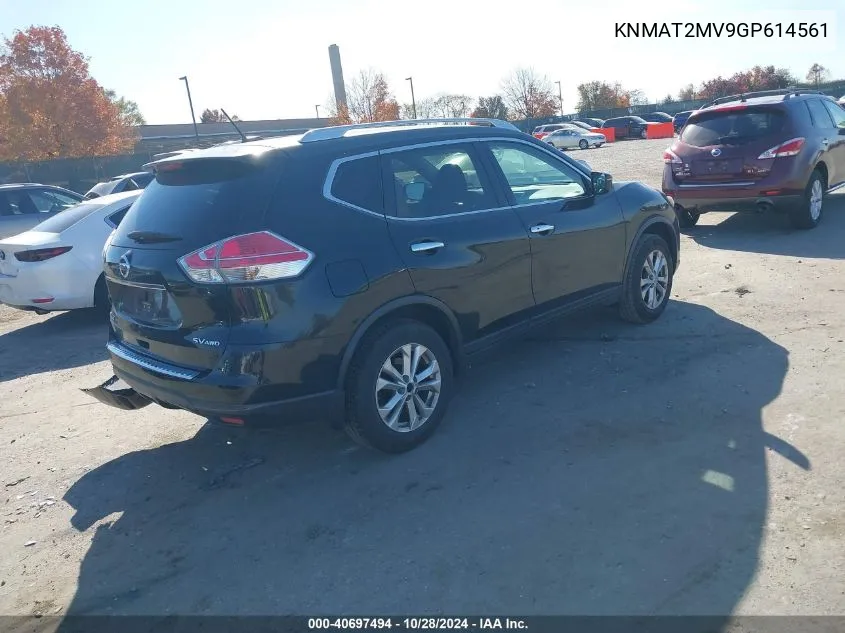 KNMAT2MV9GP614561 2016 Nissan Rogue Sv