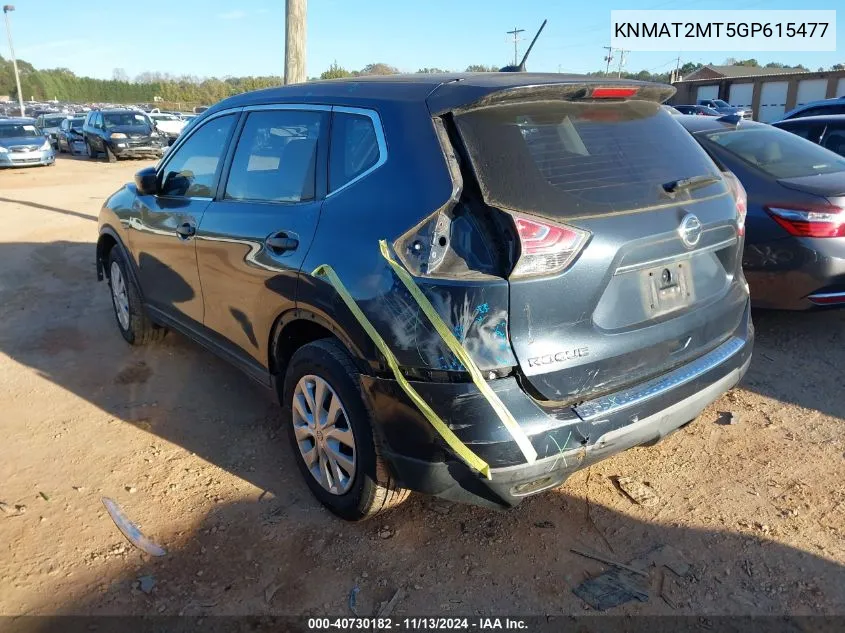 KNMAT2MT5GP615477 2016 Nissan Rogue S