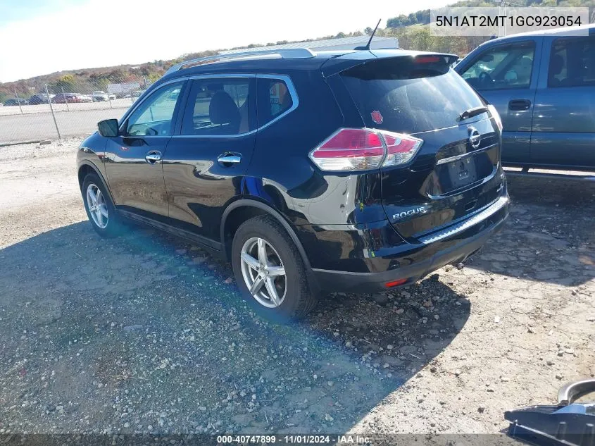 2016 Nissan Rogue Sv VIN: 5N1AT2MT1GC923054 Lot: 40747899