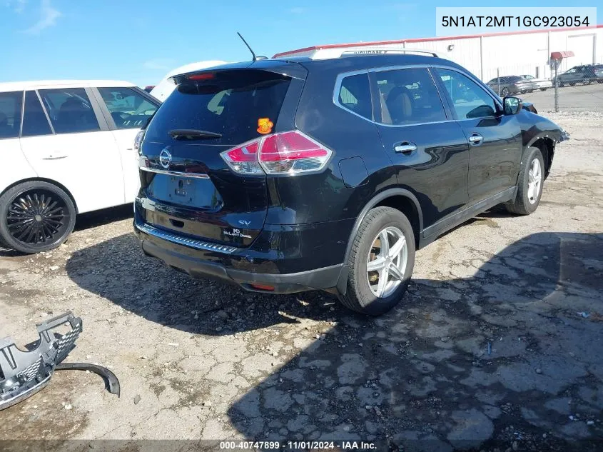 2016 Nissan Rogue Sv VIN: 5N1AT2MT1GC923054 Lot: 40747899