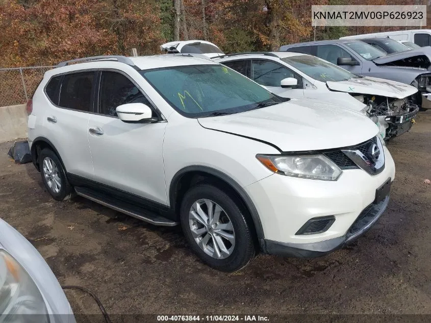 KNMAT2MV0GP626923 2016 Nissan Rogue Sv