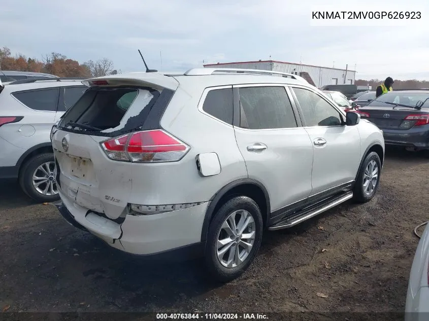 KNMAT2MV0GP626923 2016 Nissan Rogue Sv