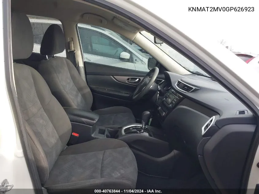 KNMAT2MV0GP626923 2016 Nissan Rogue Sv