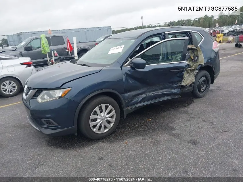 5N1AT2MT9GC877585 2016 Nissan Rogue S