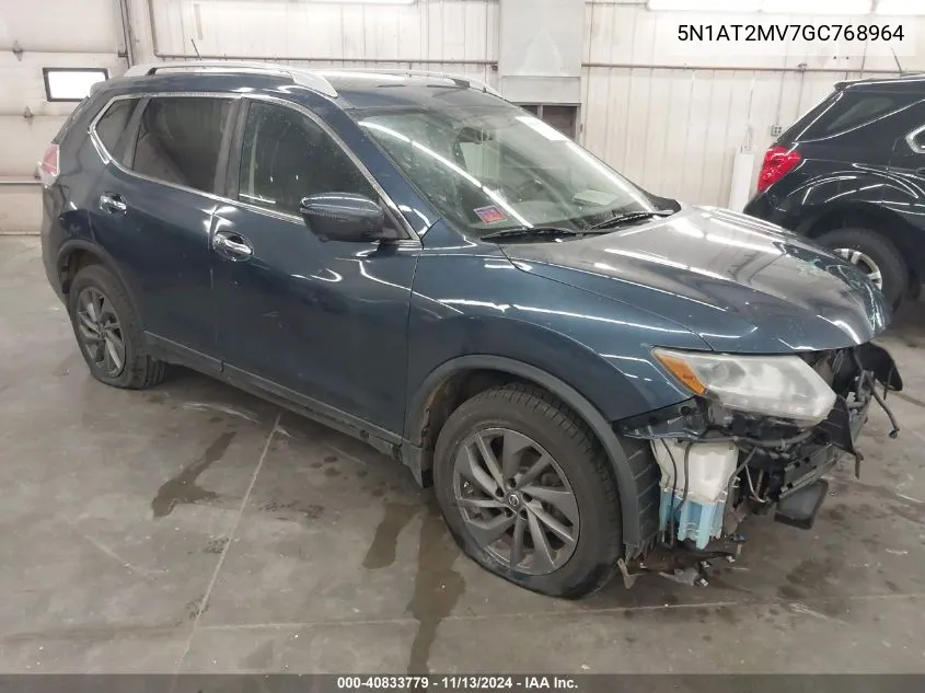 5N1AT2MV7GC768964 2016 Nissan Rogue Sl