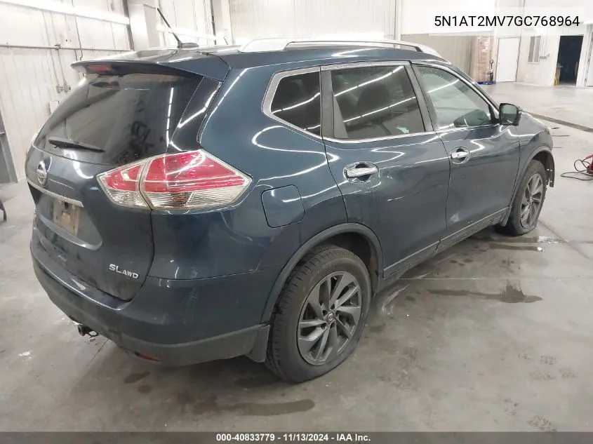 5N1AT2MV7GC768964 2016 Nissan Rogue Sl