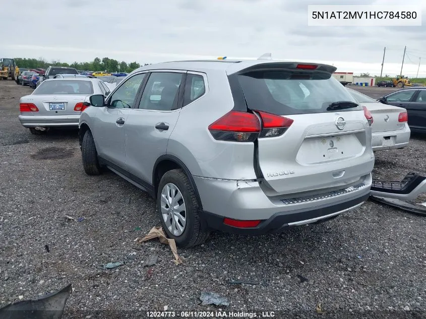 5N1AT2MV1HC784580 2017 Nissan Rogue Sv/Sl