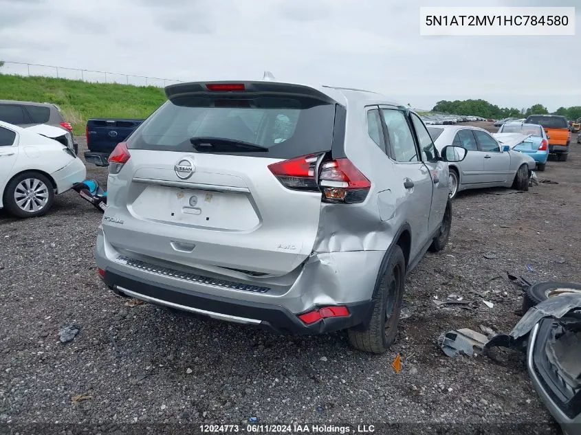 5N1AT2MV1HC784580 2017 Nissan Rogue Sv/Sl