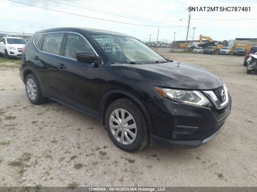 5N1AT2MT5HC787481 2017 Nissan Rogue