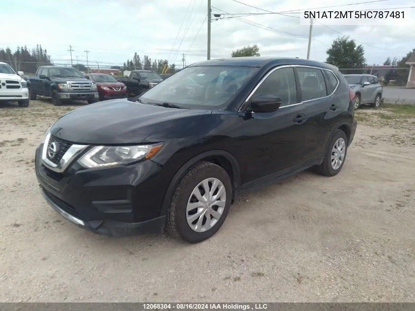 5N1AT2MT5HC787481 2017 Nissan Rogue