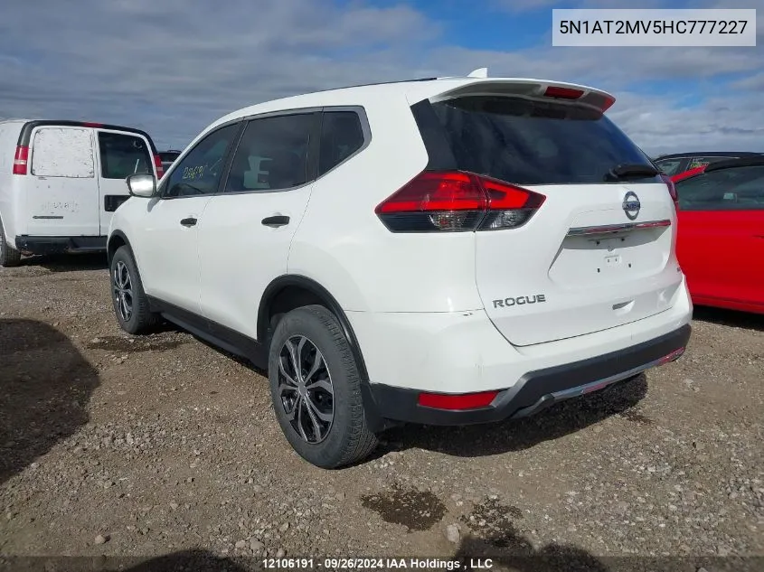 5N1AT2MV5HC777227 2017 Nissan Rogue