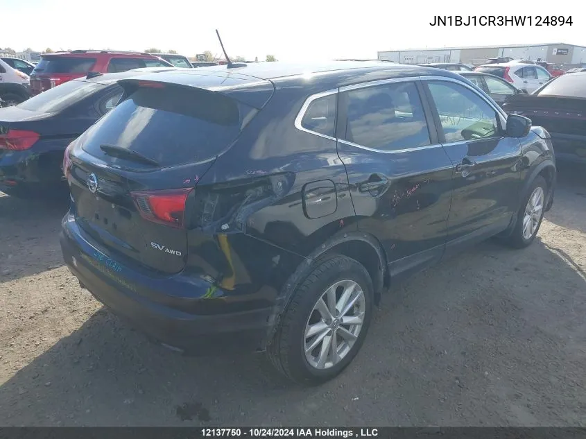 JN1BJ1CR3HW124894 2017 Nissan Rogue Sport S/Sv/Sl