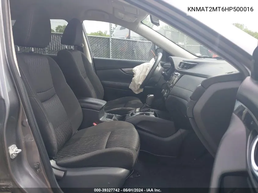 KNMAT2MT6HP500016 2017 Nissan Rogue Sv