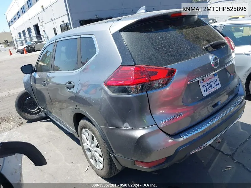 2017 Nissan Rogue S VIN: KNMAT2MT0HP525896 Lot: 39357281