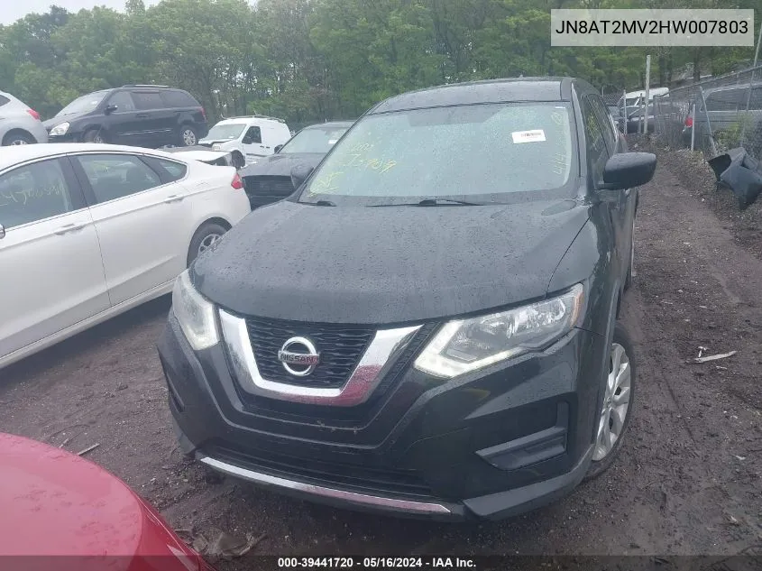 JN8AT2MV2HW007803 2017 Nissan Rogue S