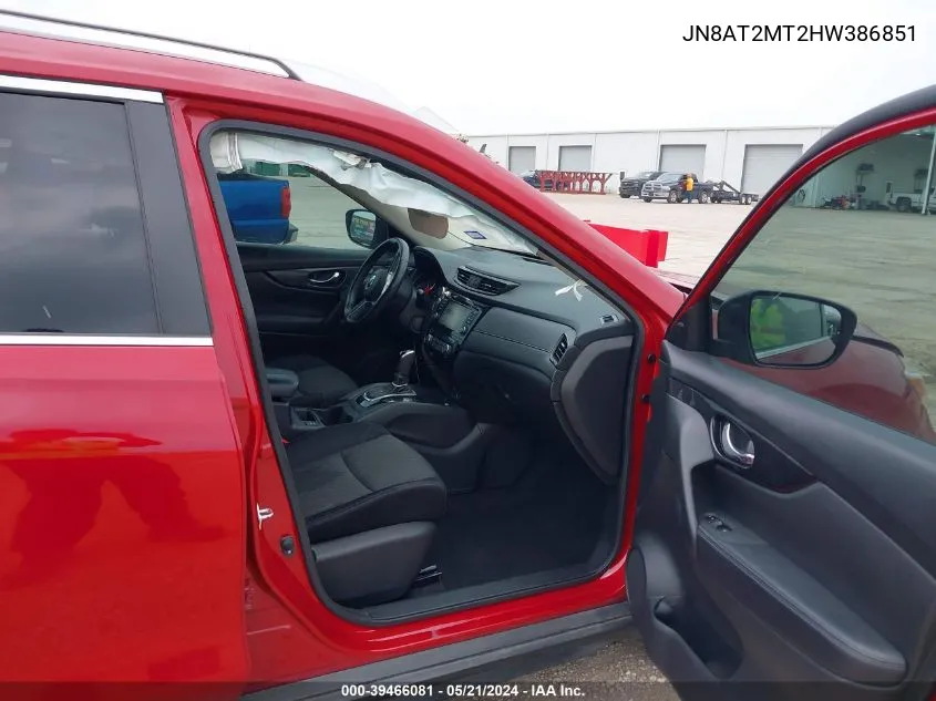 JN8AT2MT2HW386851 2017 Nissan Rogue Sv