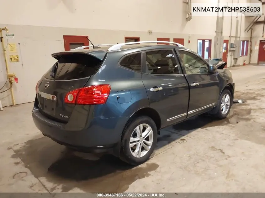 KNMAT2MT2HP538603 2017 Nissan Rogue Sv