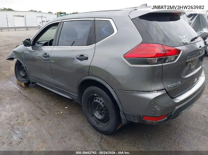 2017 Nissan Rogue S VIN: JN8AT2MV3HW263982 Lot: 39482763