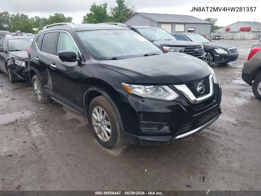 JN8AT2MV4HW281357 2017 Nissan Rogue Sv