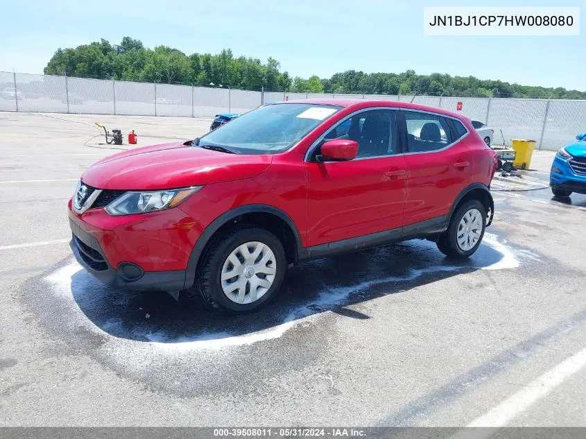 2017 Nissan Rogue Sport S VIN: JN1BJ1CP7HW008080 Lot: 39508011