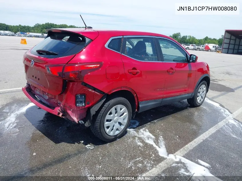 2017 Nissan Rogue Sport S VIN: JN1BJ1CP7HW008080 Lot: 39508011