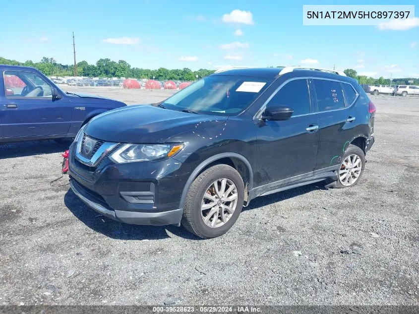 2017 Nissan Rogue Sv VIN: 5N1AT2MV5HC897397 Lot: 39528623