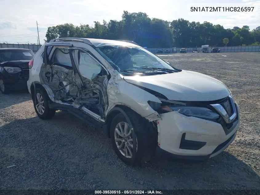 5N1AT2MT1HC826597 2017 Nissan Rogue Sv