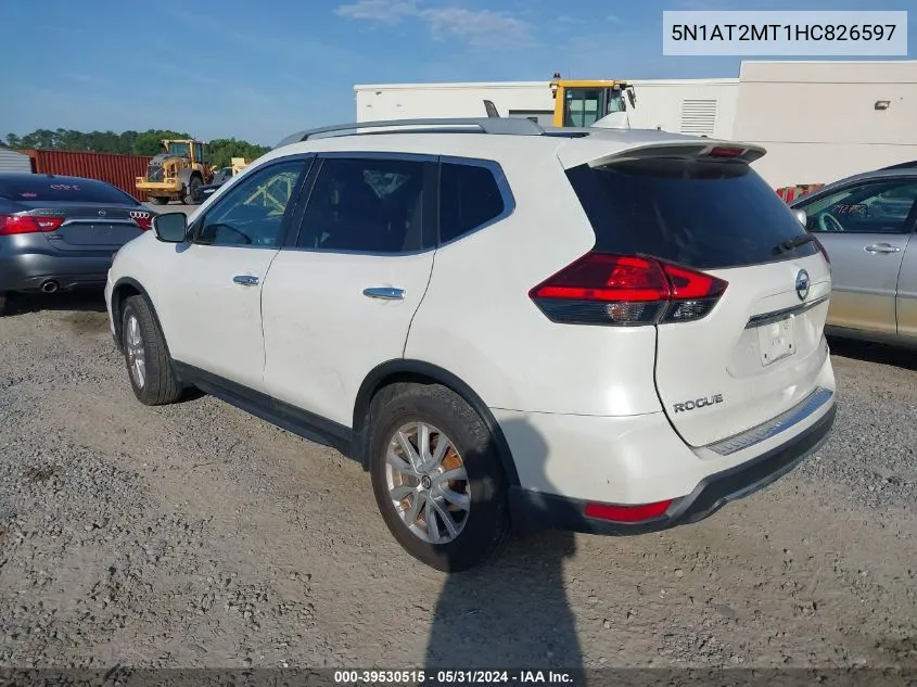 5N1AT2MT1HC826597 2017 Nissan Rogue Sv