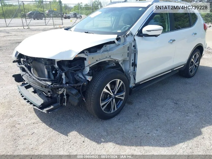 5N1AT2MV4HC739228 2017 Nissan Rogue Sl