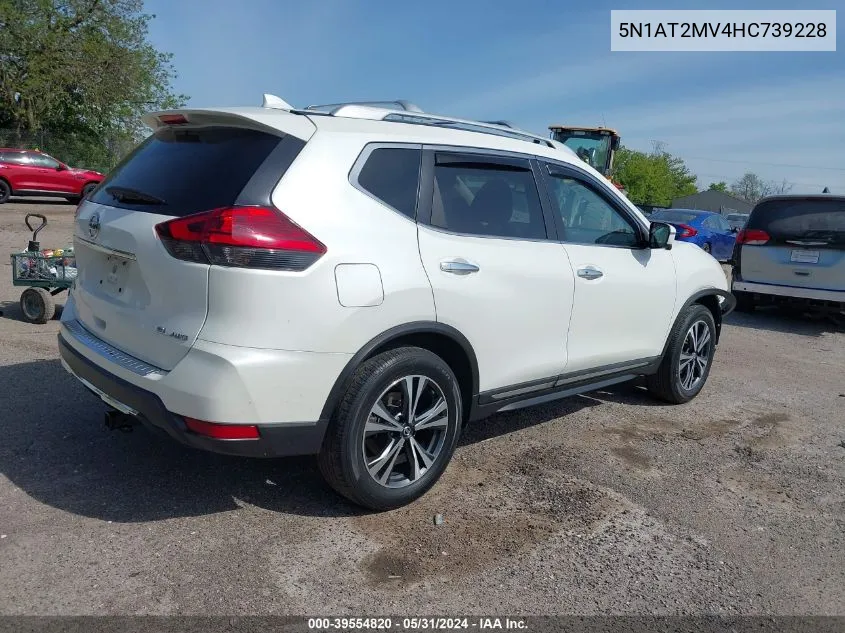 5N1AT2MV4HC739228 2017 Nissan Rogue Sl