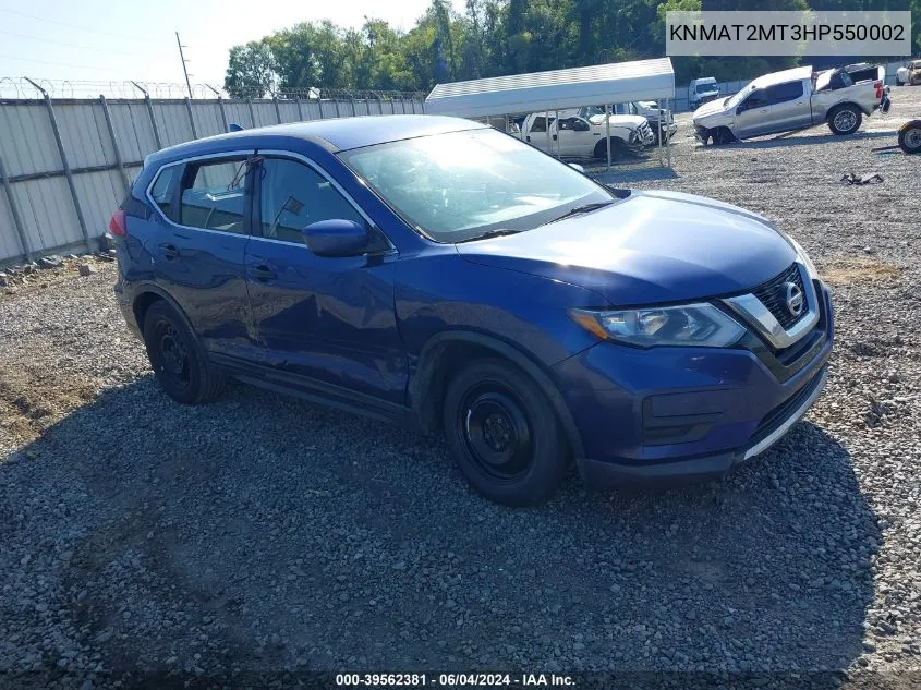 KNMAT2MT3HP550002 2017 Nissan Rogue S