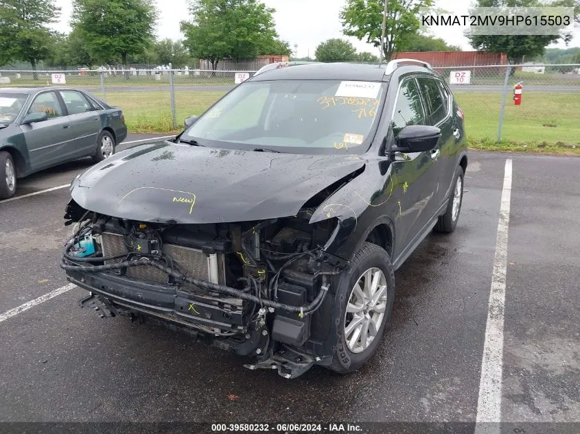 KNMAT2MV9HP615503 2017 Nissan Rogue Sv