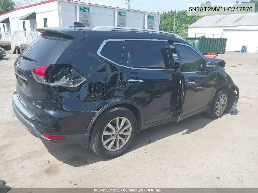 5N1AT2MV1HC747870 2017 Nissan Rogue Sv