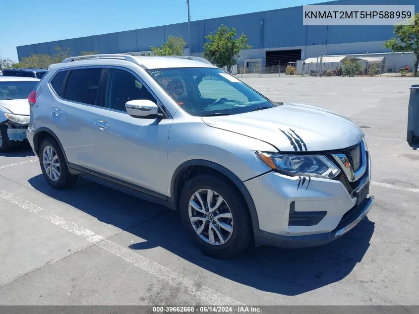 KNMAT2MT5HP588959 2017 Nissan Rogue Sv