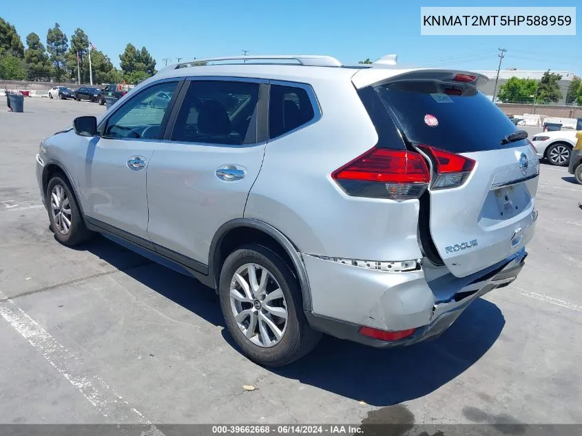 KNMAT2MT5HP588959 2017 Nissan Rogue Sv