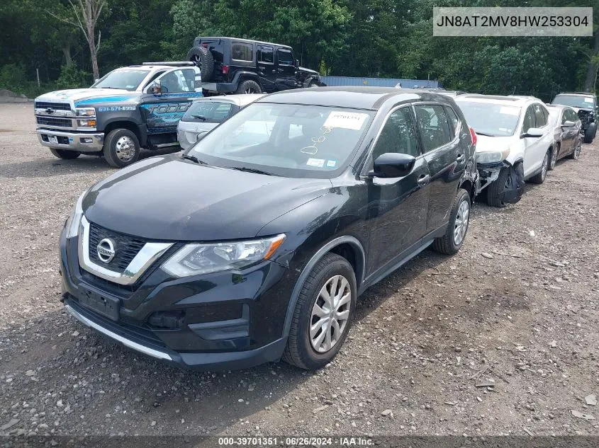 2017 Nissan Rogue S VIN: JN8AT2MV8HW253304 Lot: 39701351