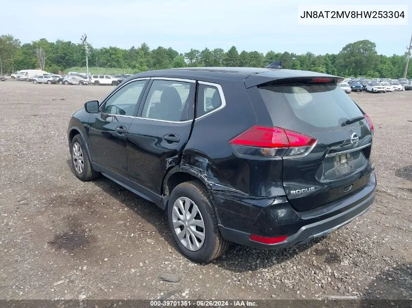 2017 Nissan Rogue S VIN: JN8AT2MV8HW253304 Lot: 39701351