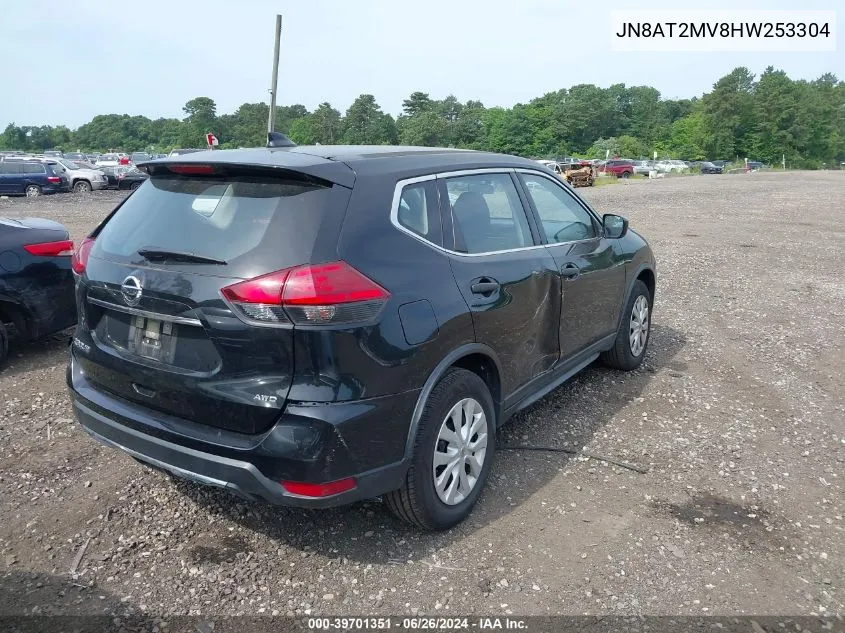 2017 Nissan Rogue S VIN: JN8AT2MV8HW253304 Lot: 39701351