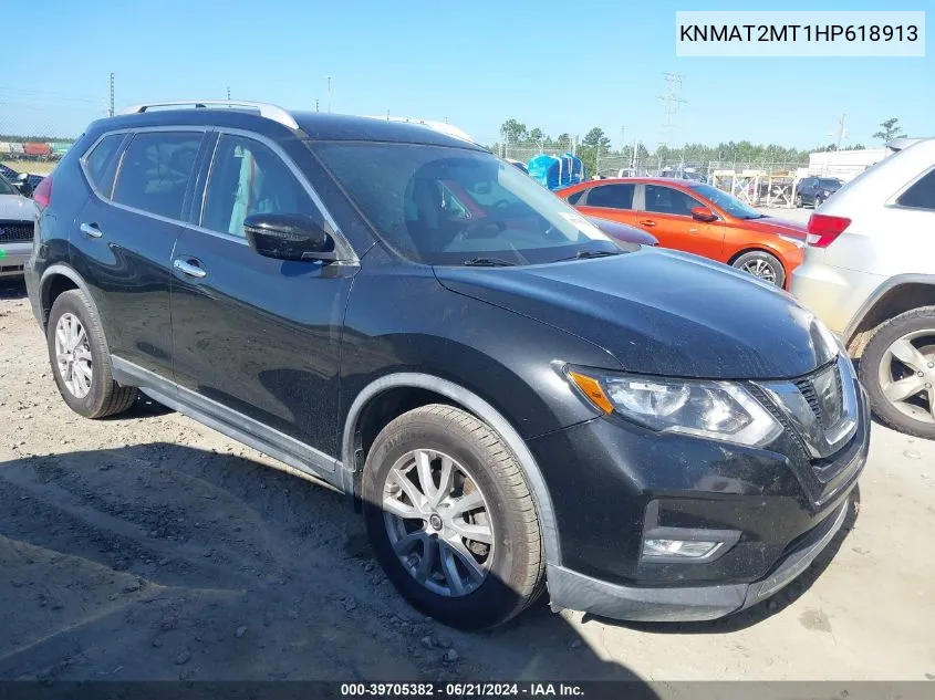 KNMAT2MT1HP618913 2017 Nissan Rogue Sv