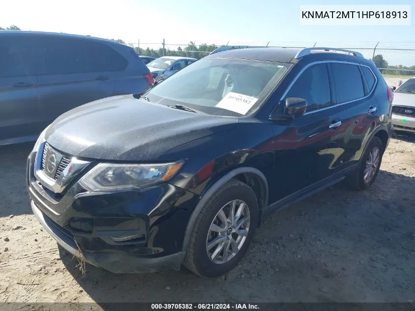 KNMAT2MT1HP618913 2017 Nissan Rogue Sv