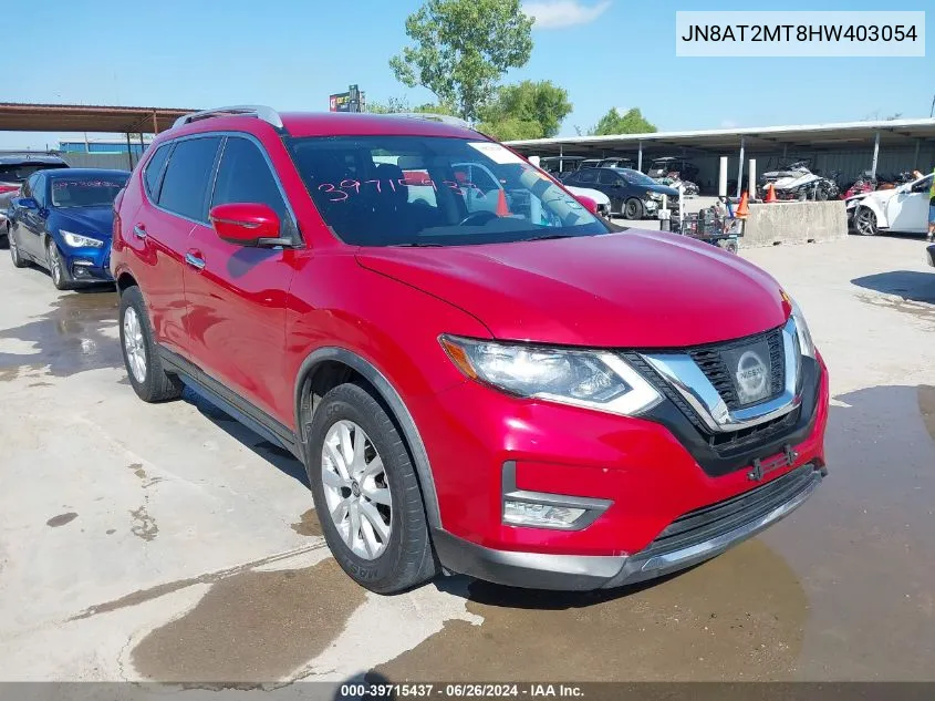 2017 Nissan Rogue Sv VIN: JN8AT2MT8HW403054 Lot: 39715437