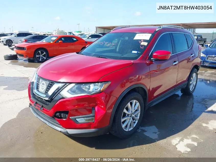 JN8AT2MT8HW403054 2017 Nissan Rogue Sv