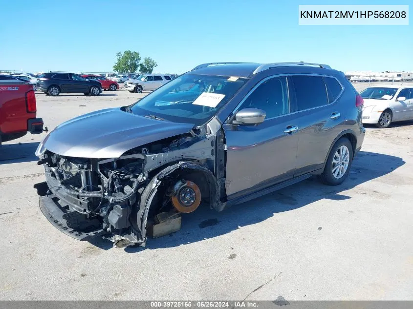 2017 Nissan Rogue Sv VIN: KNMAT2MV1HP568208 Lot: 39725165