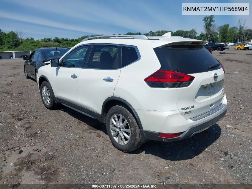 KNMAT2MV1HP568984 2017 Nissan Rogue Sv