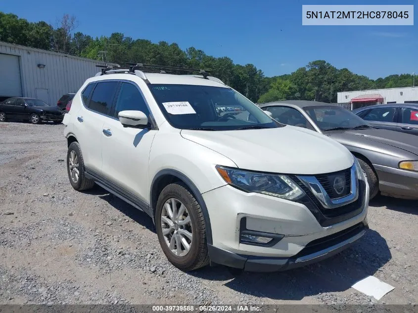 2017 Nissan Rogue Sv VIN: 5N1AT2MT2HC878045 Lot: 39739588