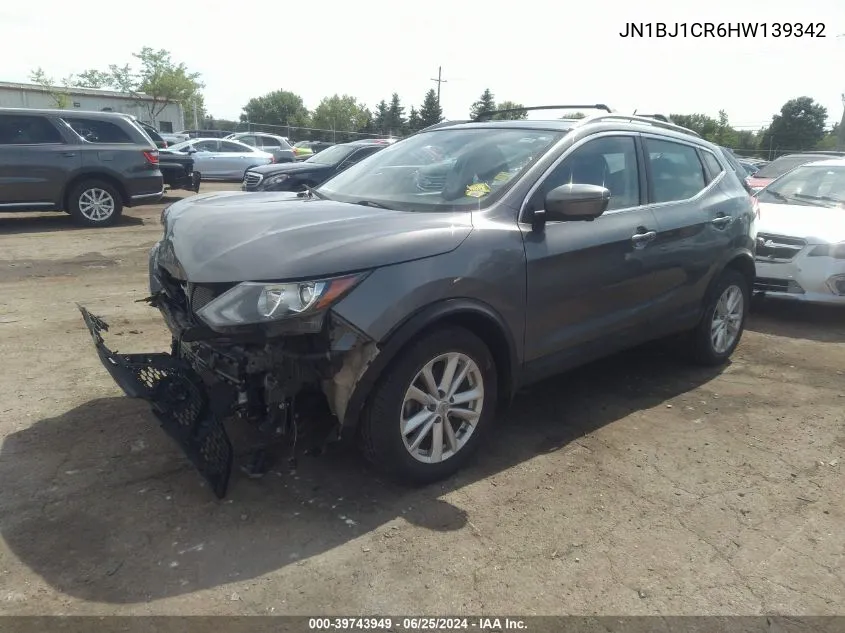 2017 Nissan Rogue Sport Sv VIN: JN1BJ1CR6HW139342 Lot: 39743949