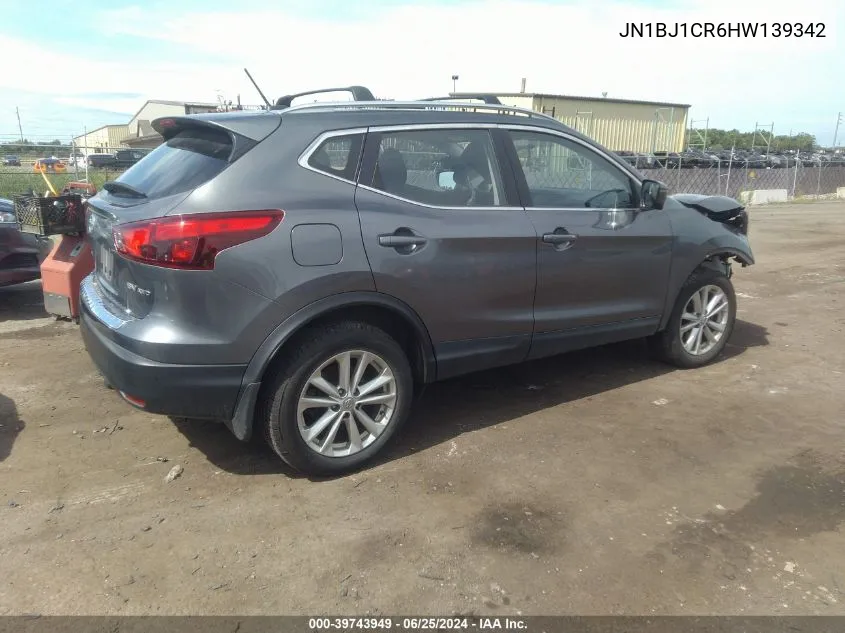 2017 Nissan Rogue Sport Sv VIN: JN1BJ1CR6HW139342 Lot: 39743949