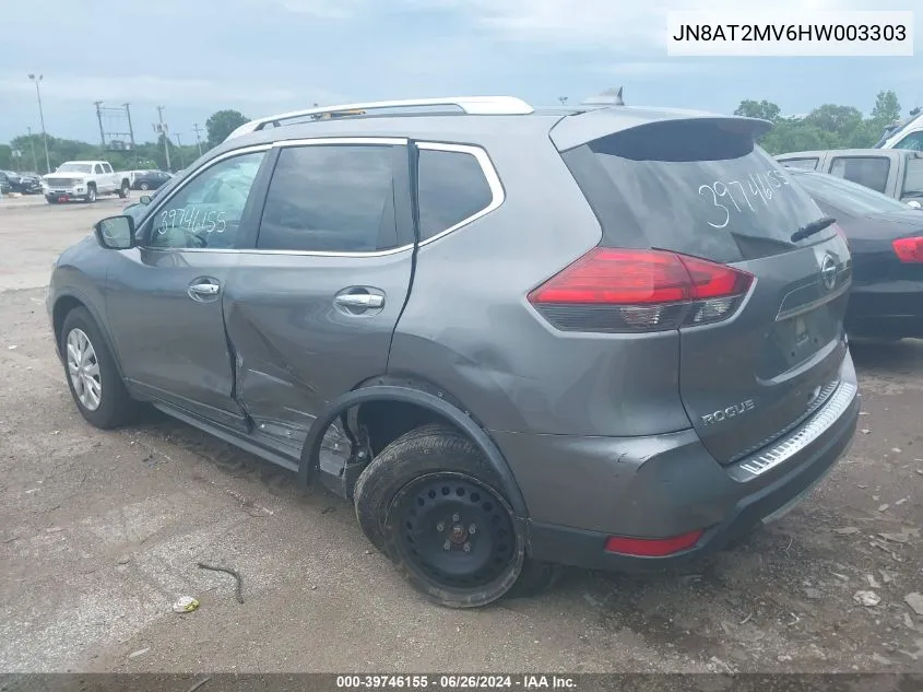 JN8AT2MV6HW003303 2017 Nissan Rogue S