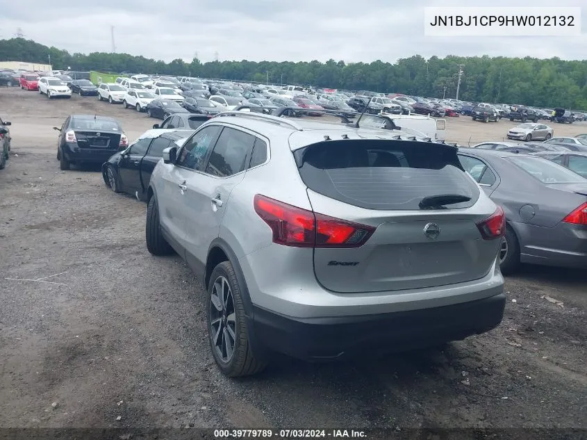 2017 Nissan Rogue Sport Sl VIN: JN1BJ1CP9HW012132 Lot: 39779789