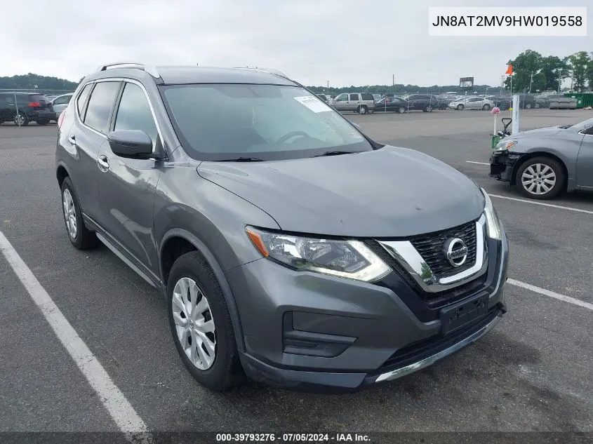 2017 Nissan Rogue S VIN: JN8AT2MV9HW019558 Lot: 39793276